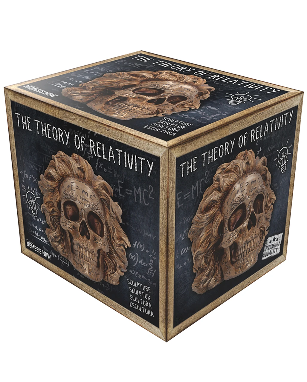 Albert Einstein Totenschädel 21cm 9 Albert Einstein Totenschädel 21cm – Bild 7