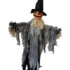 Schwankende Kürbis Vogelscheuche Standfigur 180cm -Halloween Dekorations Geschäft animierte kuerbis vogelscheuche standfigur swaying pumpkin scarecrow standing prop 52627 01