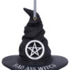 Bad Ass Witch Hängedeko Ornament 9cm