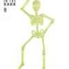 Skelett 90cm UV-Neongelb -Halloween Dekorations Geschäft bewegliches uv neon skelett 90cm posable uv neon skeleton halloween deko 52013 01