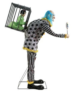 Happy Candy Clown Halloween Animatronic -Halloween Dekorations Geschäft creepy candy clown halloween animatronic geisterbahnfiguren und animatronics halloween deko mr happy candy clown animatronic 39614 3