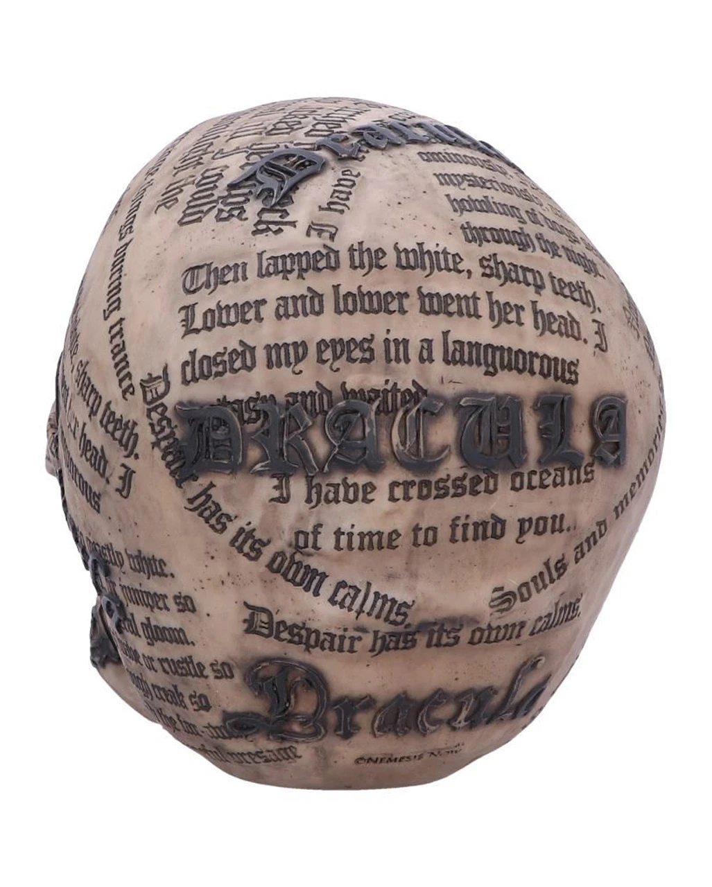 Dracula Totenkopf Mit Bram Stoker Zitaten 5 Dracula Totenkopf Mit Bram Stoker Zitaten – Bild 3