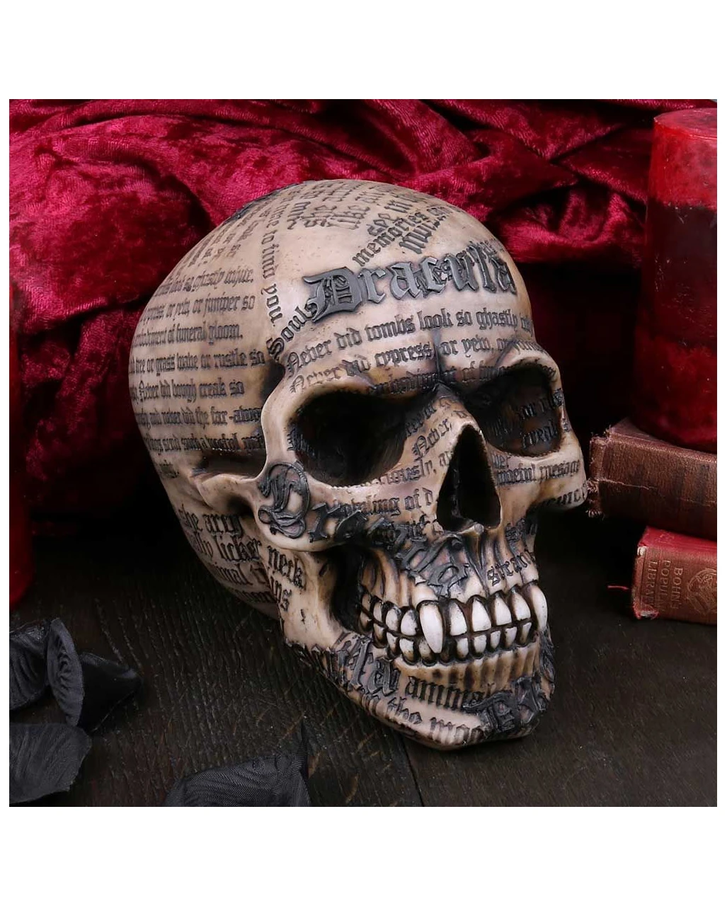 Dracula Totenkopf Mit Bram Stoker Zitaten 7 Dracula Totenkopf Mit Bram Stoker Zitaten – Bild 5