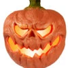 Gruseliger Halloween Kürbis Mit Licht 18 Cm -Halloween Dekorations Geschäft fieser halloween kuerbis mit grinsen spooky halloween pumpkin halloween dekoration 53908 01