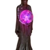 Sensenmann Mit Leuchtender Glaskugel -Halloween Dekorations Geschäft grosser grim reaper mit leuchtender glaskugel grim reaper light up self sitter sensenmann halloween deko 52536