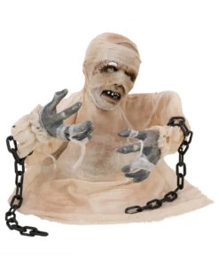 Mumie Halloween Animatronic 40cm -Halloween Dekorations Geschäft groundbreaker mumie animatronic 40cm halbierte mumie halloween dekofigur animated mummy 36298 02