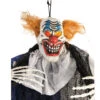 Grusel-Clown Hängedeko Figur 120 Cm -Halloween Dekorations Geschäft gruseliger horrorclown haengefigur mit lichteffekt 120cm creepy horror clown hanging figure with light effect 120cm halloween dekoration halloween props 39769