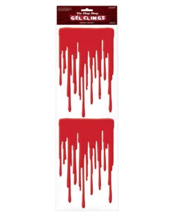 Halloween Fensterblut Aufkleber 2 St.