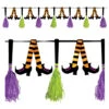 Halloween Girlande Mit Hexenmotiv 300 Cm -Halloween Dekorations Geschäft halloween girlande mit hexen motiv halloween tassel pennant halloween deko 38772 01