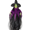 Gruselige Hexe Mit Leuchtaugen 87 Cm -Halloween Dekorations Geschäft halloween hexe mit leds halloween deko hanging light up witch 27420