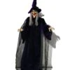 Halloween Hexe Animatronic Mit Leuchtenden Augen & Sound 175cm -Halloween Dekorations Geschäft halloween hexe mit leuchtenden augen und sound 175cm halloween hexe animatronic halloween und horror dekoration 51914