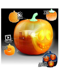 Jabberin Jack Animierter Halloween Kürbis -Halloween Dekorations Geschäft jabberin jack sprechender halloween kuerbis jabberin jack animated halloween pumpkin halloween deko und halloween animatronics 51656 4