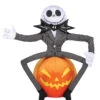 Jack Skellington Auf Kürbis Halloween Greeter -Halloween Dekorations Geschäft jack skellington auf kuerbis halloween greeter halloween und horror deko nightmare before christmas deko 51491