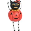 Johanna Parker Kürbis Katze Vintage Figur -Halloween Dekorations Geschäft johanna parker katze pumpkin body vintage figur cat pumpkin body vintage figure halloween dekoration 52924