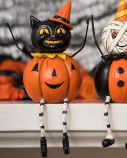 Johanna Parker Kürbis Katze Vintage Figur 5 Johanna Parker Kürbis Katze Vintage Figur -Halloween Dekorations Geschäft johanna parker katze pumpkin body vintage figur cat pumpkin body vintage figure halloween dekoration 52924 2