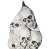 Kunststoff Totenköpfe 6 Stück -Halloween Dekorations Geschäft kunststoff totenschaedel 6 stueck halloween totenkoepfe bag of skulls 38412