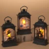 Beleuchtete Laterne Mit Halloween Motiv 13cm 1 Beleuchtete Laterne Mit Halloween Motiv 13cm -Halloween Dekorations Geschäft leuchtende laterne mit halloween motiv 13cm lighted halloween lantern with led candle halloween lampe 54286