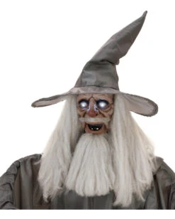 Mittelalterlicher Zauberer Halloween Animatronic 190cm -Halloween Dekorations Geschäft mittelalterlicher magier halloween animatronic medieval wizard halloween animatronic halloween dekoration 53778 03