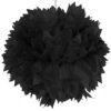 Schwarzer Pompom 30cm