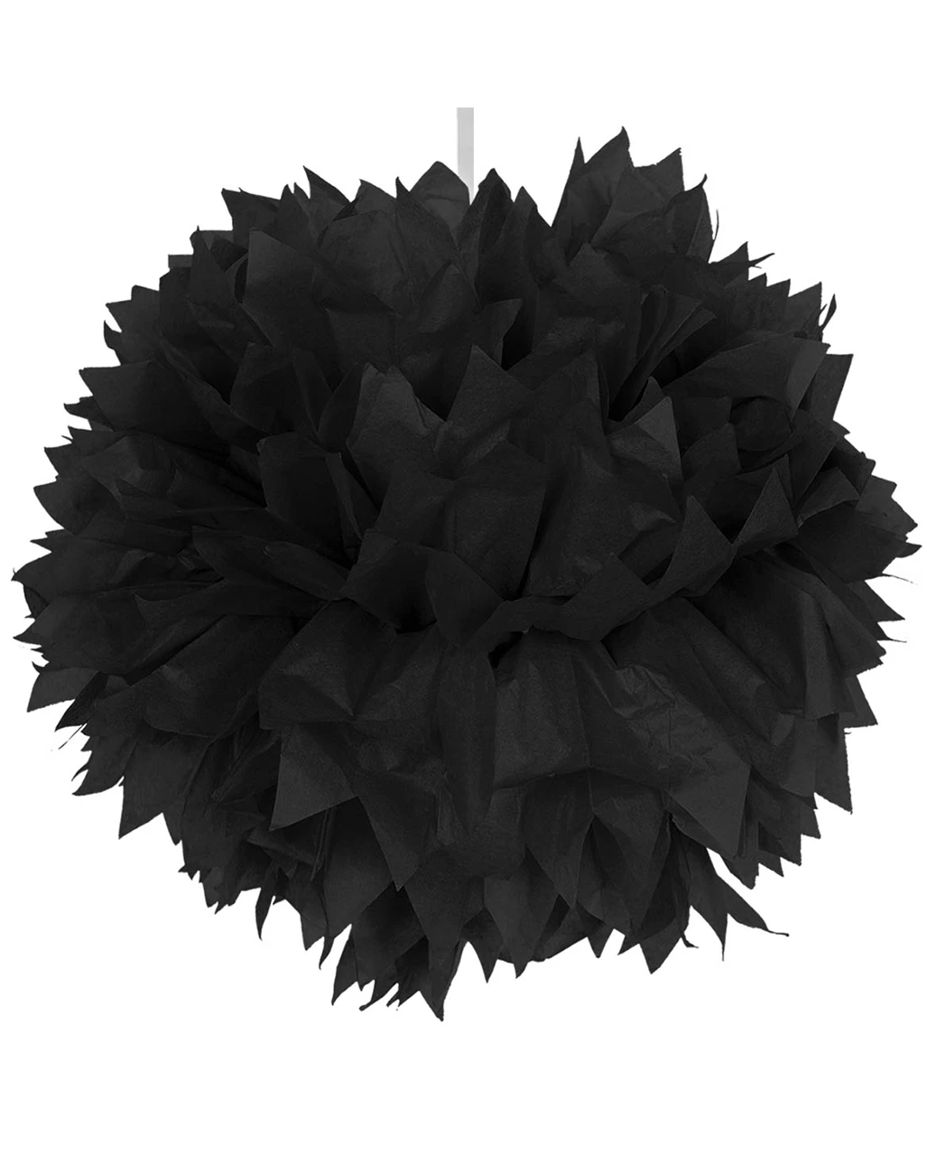 Schwarzer Pompom 30cm 3 Schwarzer Pompom 30cm