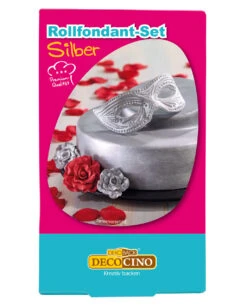 Silberner Rollfondant Im Set