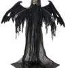 Schwarzer Pestengel Mit Licht, Sound & Bewegung -Halloween Dekorations Geschäft schwarzer todesengel mit bewegungs sound und licht halloween animatronic halloween deko 53913 01
