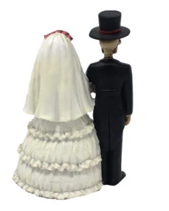 Skelett Hochzeitspaar 14 Cm -Halloween Dekorations Geschäft skelett brautpaar day of the dead hochzeitspaar dia de los muertos brautpaar 36506 03