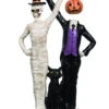 Kürbis & Mumie Skelett Gentleman Dekofigur 48cm -Halloween Dekorations Geschäft skelett mumie und kuerbis gentleman dekofigur 48cm skeleton mummy and pumpkin gentleman figure 53036