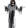 Sprechender Geister Reaper Hängefigur 180cm -Halloween Dekorations Geschäft sprechender geister reaper haengefigur halloween animatronic figur skeleton reaper hanging figure 39021