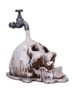 Tapped Drowning Totenkopf -Halloween Dekorations Geschäft tapped drowning totenschaedel deko gothic halloween und horror deko tapped drowning skull decor 51004 4