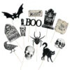 Antike Halloween Photo Sticks 12 St. -Halloween Dekorations Geschäft vintage halloween photo sticks vintage halloween foto sticks partyzubehoer 51506 01