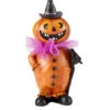 Witch Kürbis Figur Mit Rabe Und Hexenhut 19 Cm -Halloween Dekorations Geschäft witchy pumpkin figur mit hexen hut und rabe 19cm halloween dekoration kinderfreundliche halloween deko halloween kinderparty kuerbis dekoration 53776